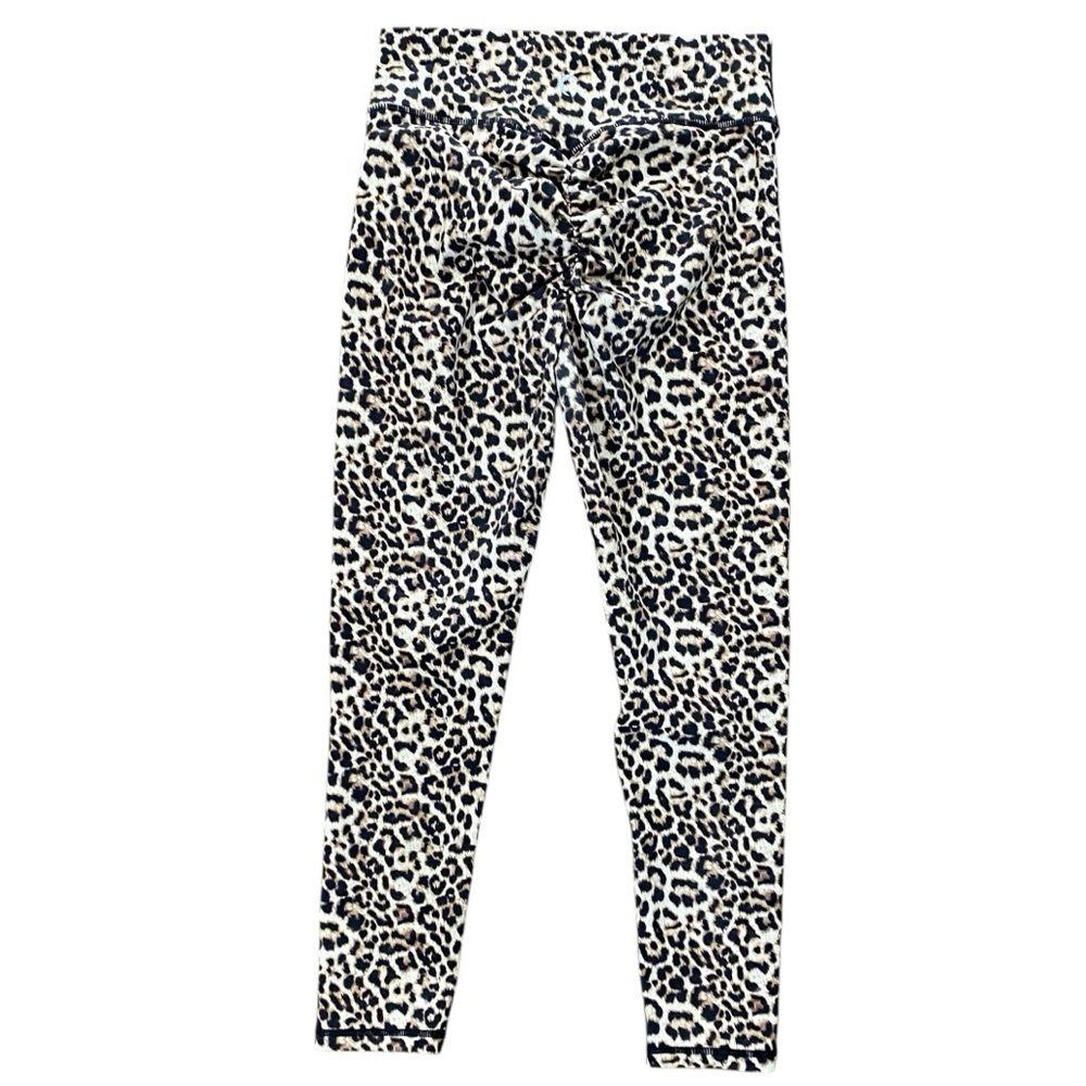 ZYIA Active Leopard Print Leggings Size 6-8 Athletic Yoga Workout Running
